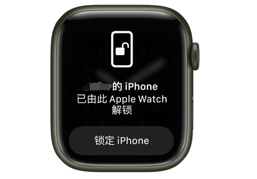 海尾镇苹果手机维修分享用 AppleWatch 解锁配备面容 ID 的 iPhone方法 